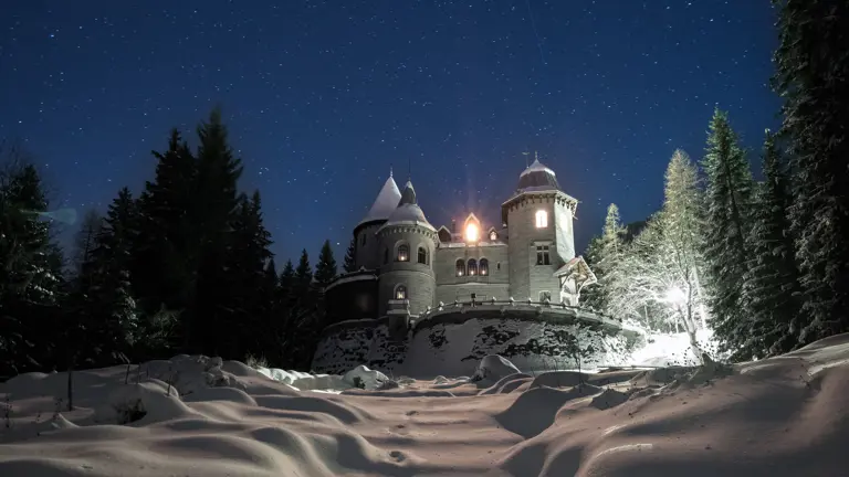 A scenic view of a landscape