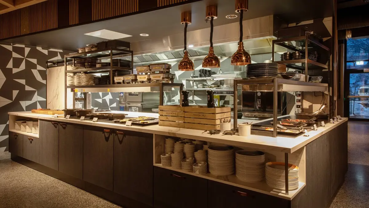 Hotel Scandic Voss Restaurant Buffet Breakfast 1