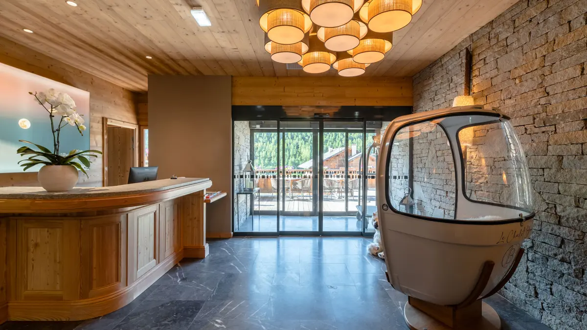 Hotel Chalet Blanc Montgenevre Reception