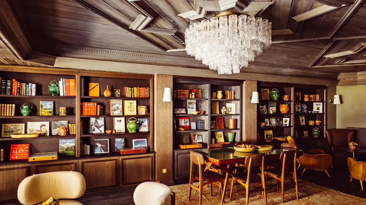 Hotel Le Fitz Roy Val Thorens Library