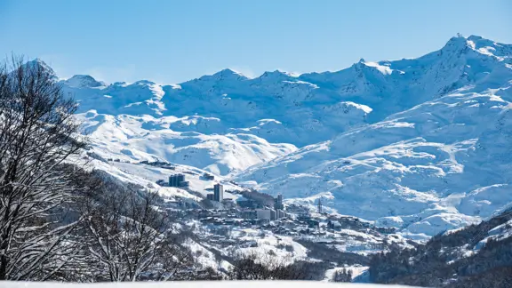 Les Menuires France Three Valleys Ski Area