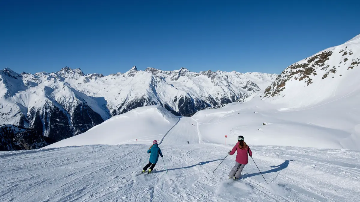 Ischgl Ski Alpin Tirol Skiers C Herbig Hans