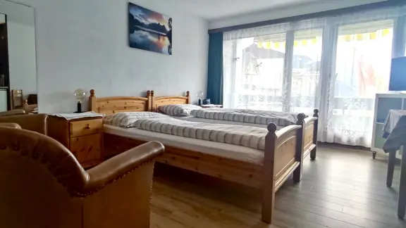 Larger studio apartment