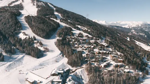 Courchevel Aerial Image
