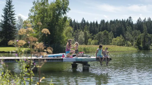 Seefeld Family By Lake