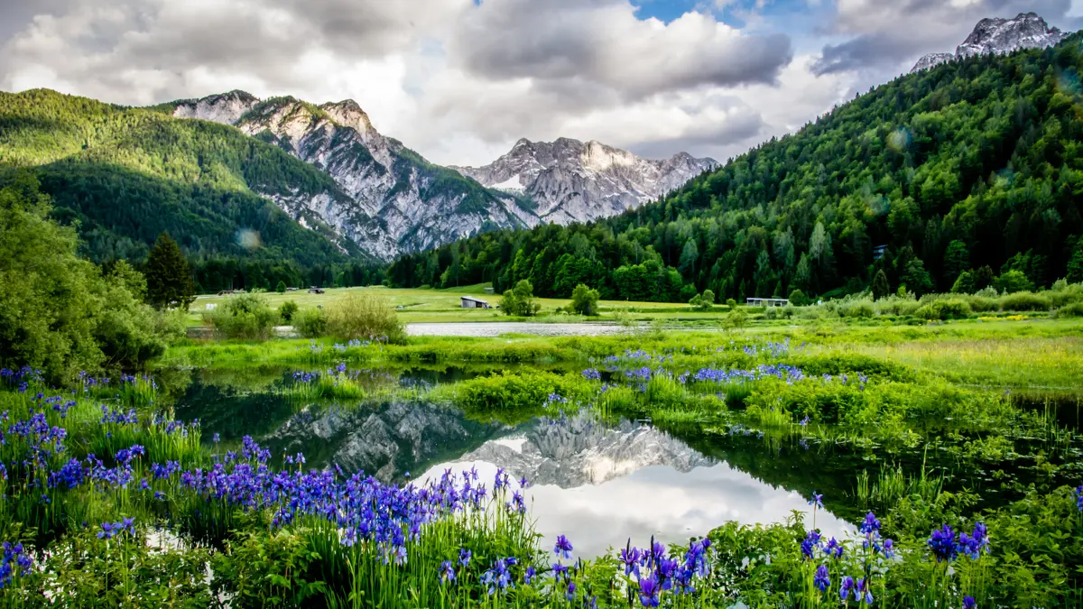Kranjska Gora Ledine Intermittent Lake, Slovenia