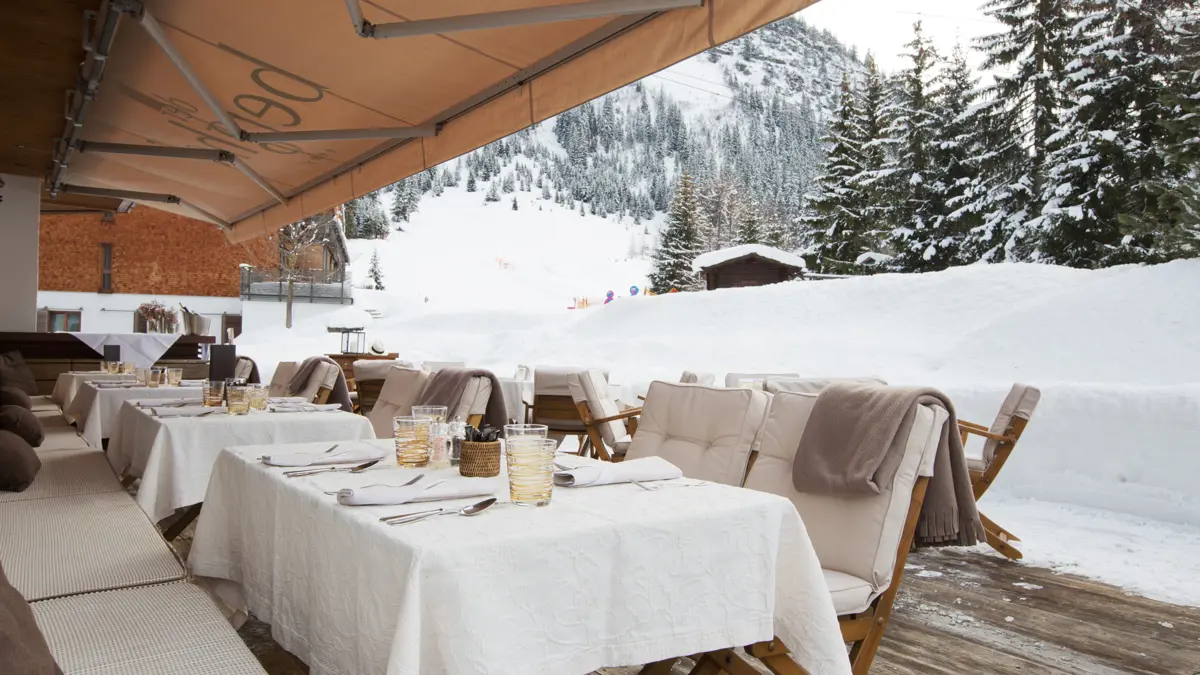 Hotel Der Berghof Lech Terrace