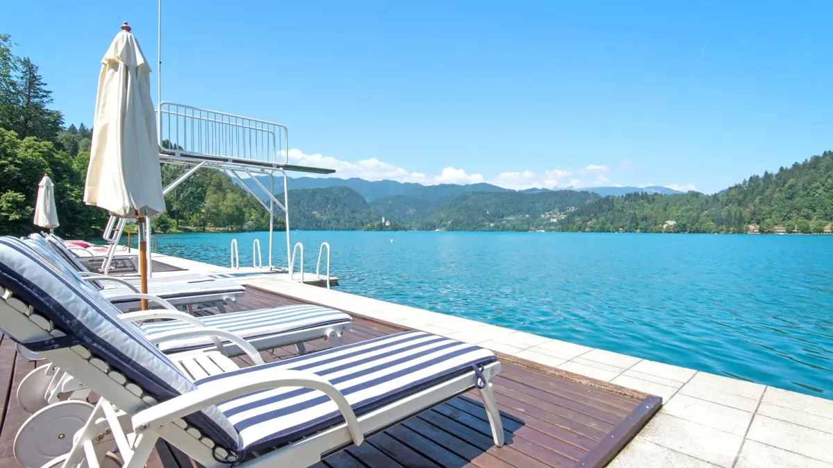 Grand Hotel Toplice Lake Bled Private Lido