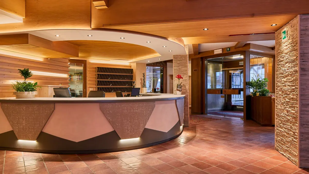 Inghams Italy Dolomites Arabba Hotel Portavescovo Reception