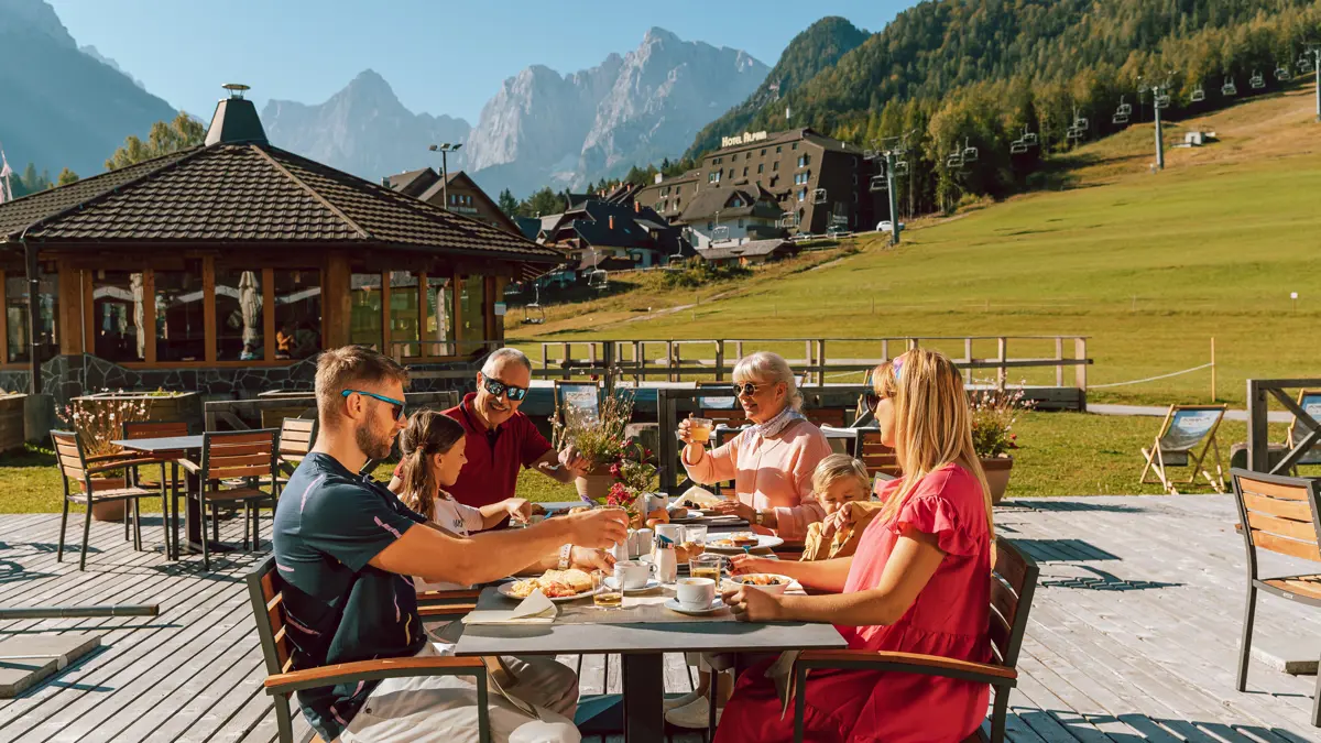 Hotel Larix Kranjska Gora Terrace