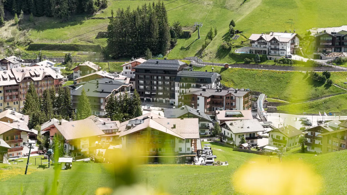 Italy, Dolomites, Selva, Hotel Stella, Exterior