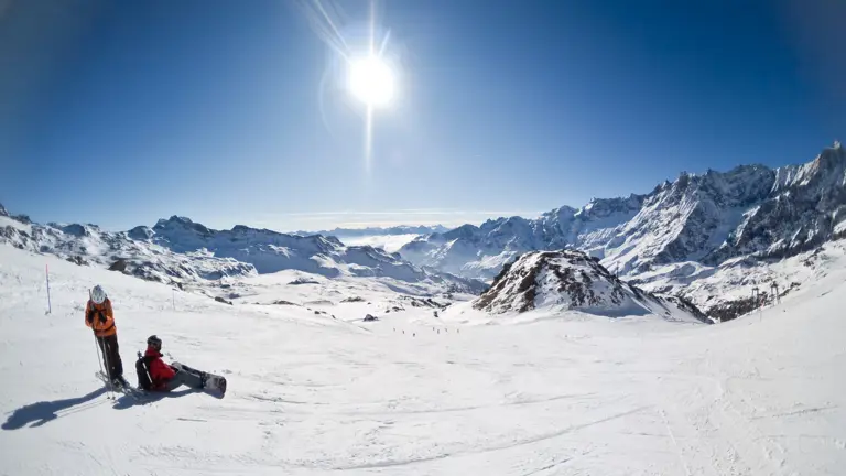 A scenic view of a landscape