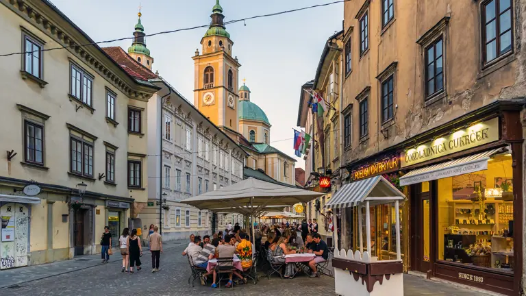 A scenic view of a landscape