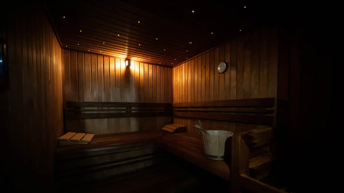 Hotel Avenue Lodge Val d'Isere wellness area sauna