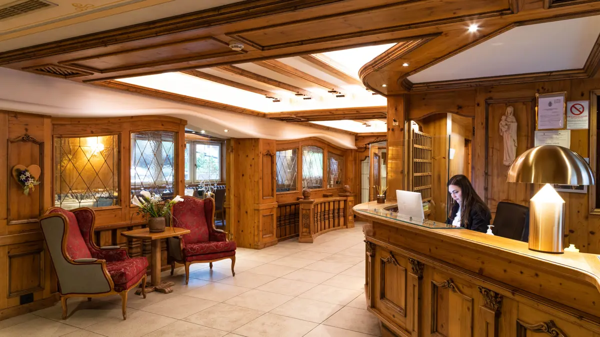 Inghams Italy Dolomites Canazei Hotel Medil Reception