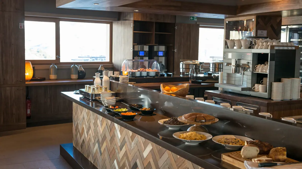 Residence Le Taos Tignes breakfast buffet