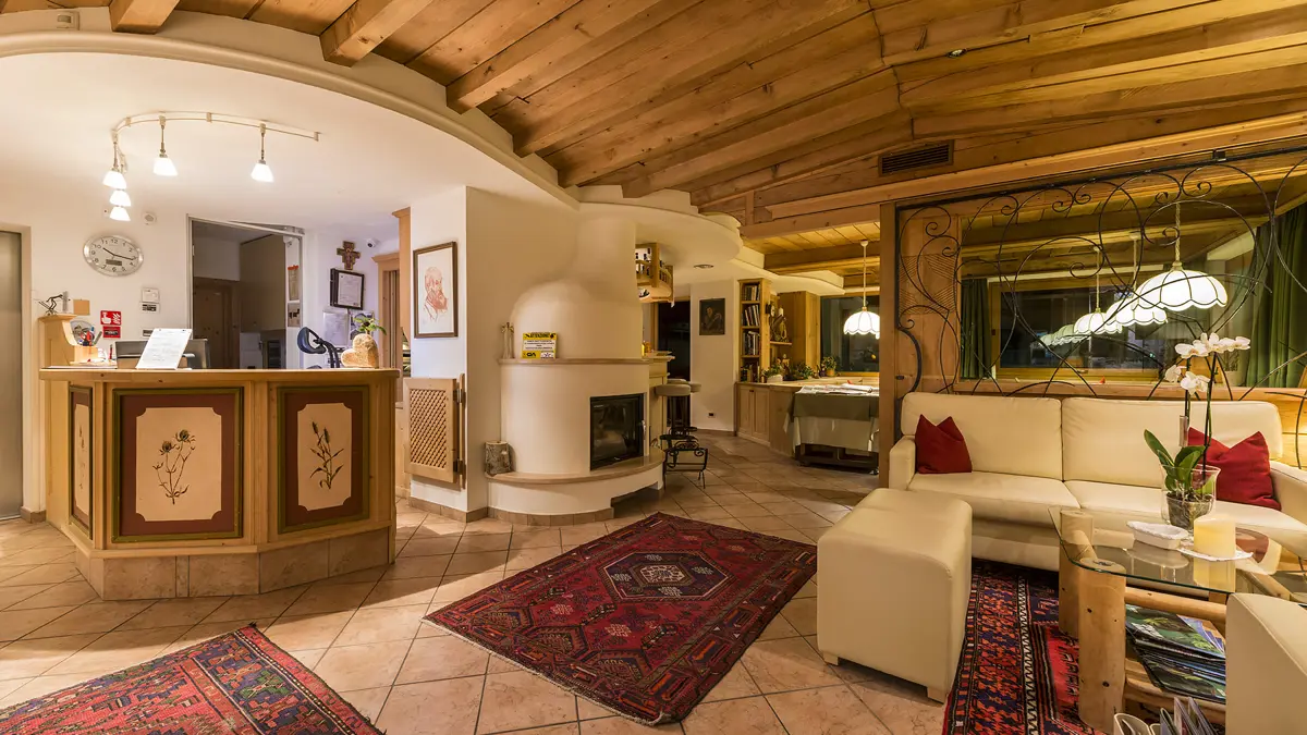 Inghams Italy Dolomites San Cassiano Hotel La Stua Reception 2