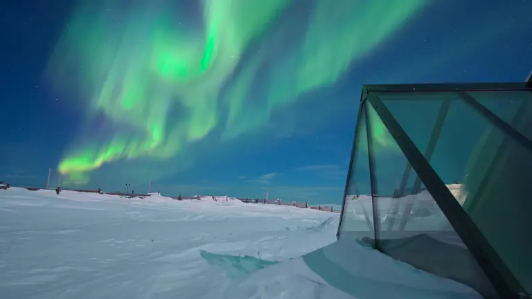 A scenic view of a landscape