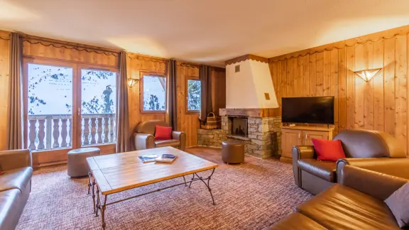 Typical lounge and balcony 