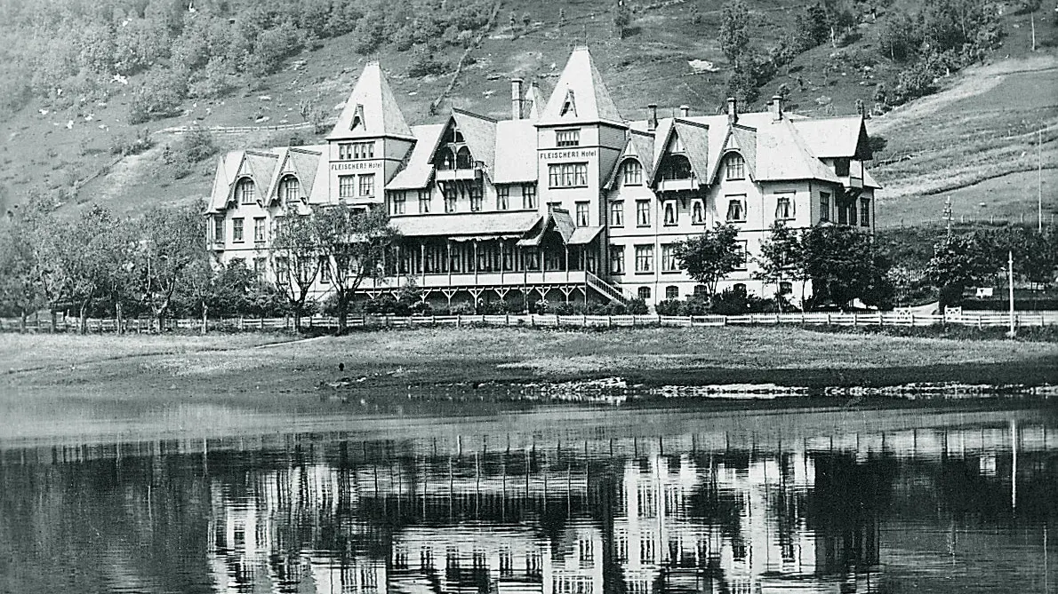 Fleischers Hotel, Voss - Historic Image
