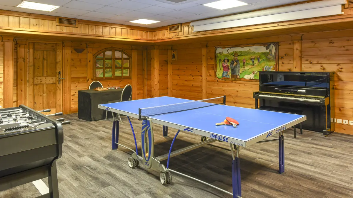 Hotel L'eterlou Meribel Games Room