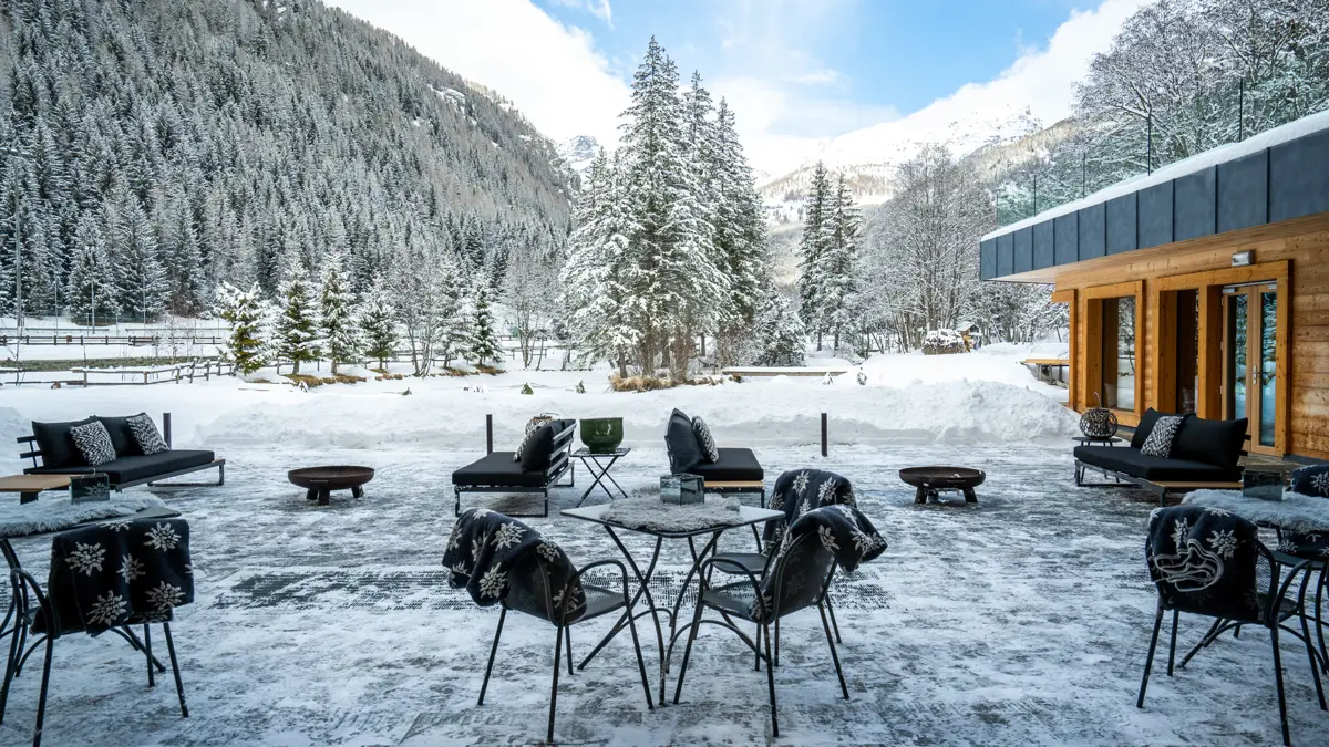 Italy Monterosa Champoluc Charmant Petit Lac Terrace