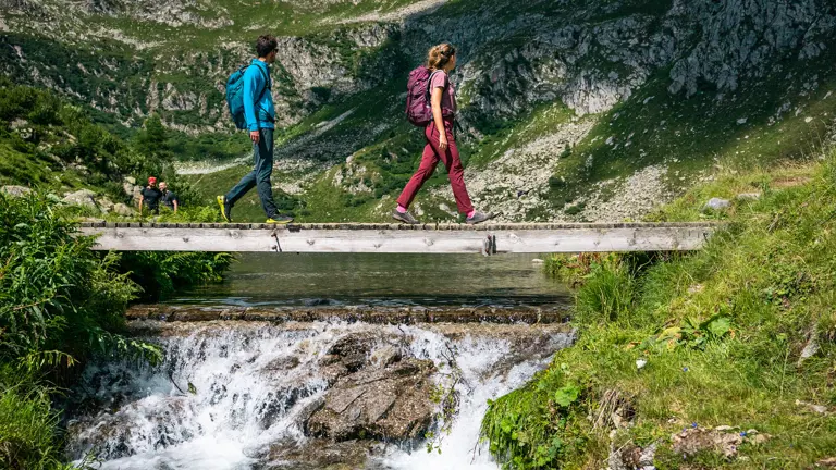 A scenic view of a landscape