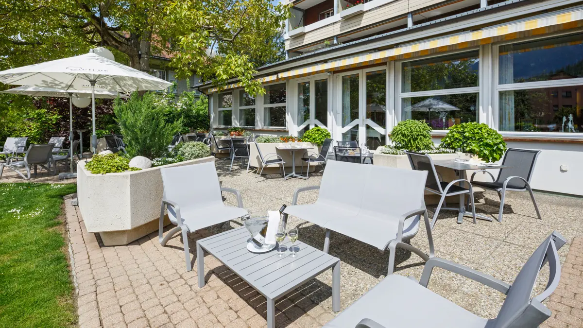 Hotel Stella Interlaken Outdoor Lounge