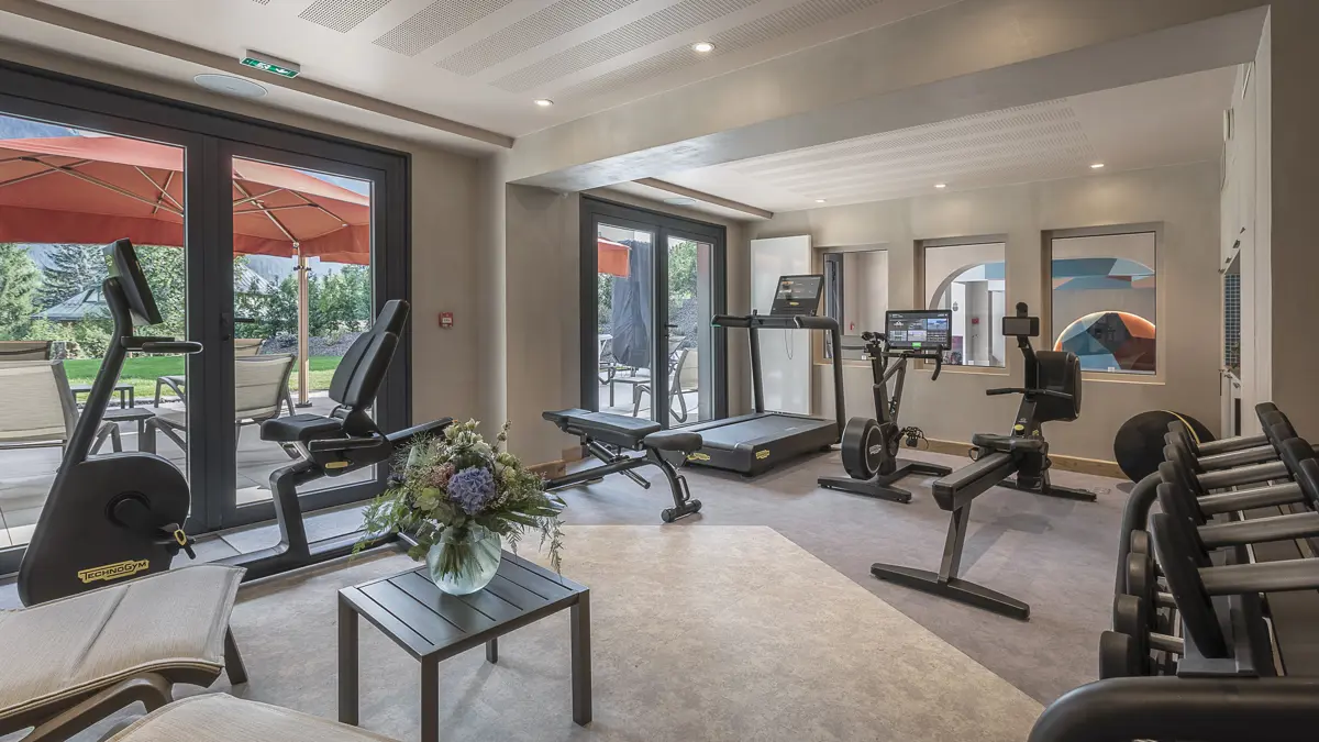 Chalet Hotel Le Prieure And Spa Chamonix Fitness Room 3