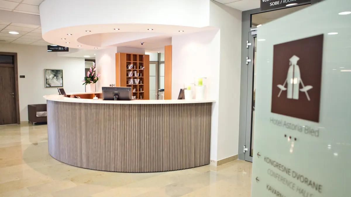 Hotel Astoria Lake Bled Reception