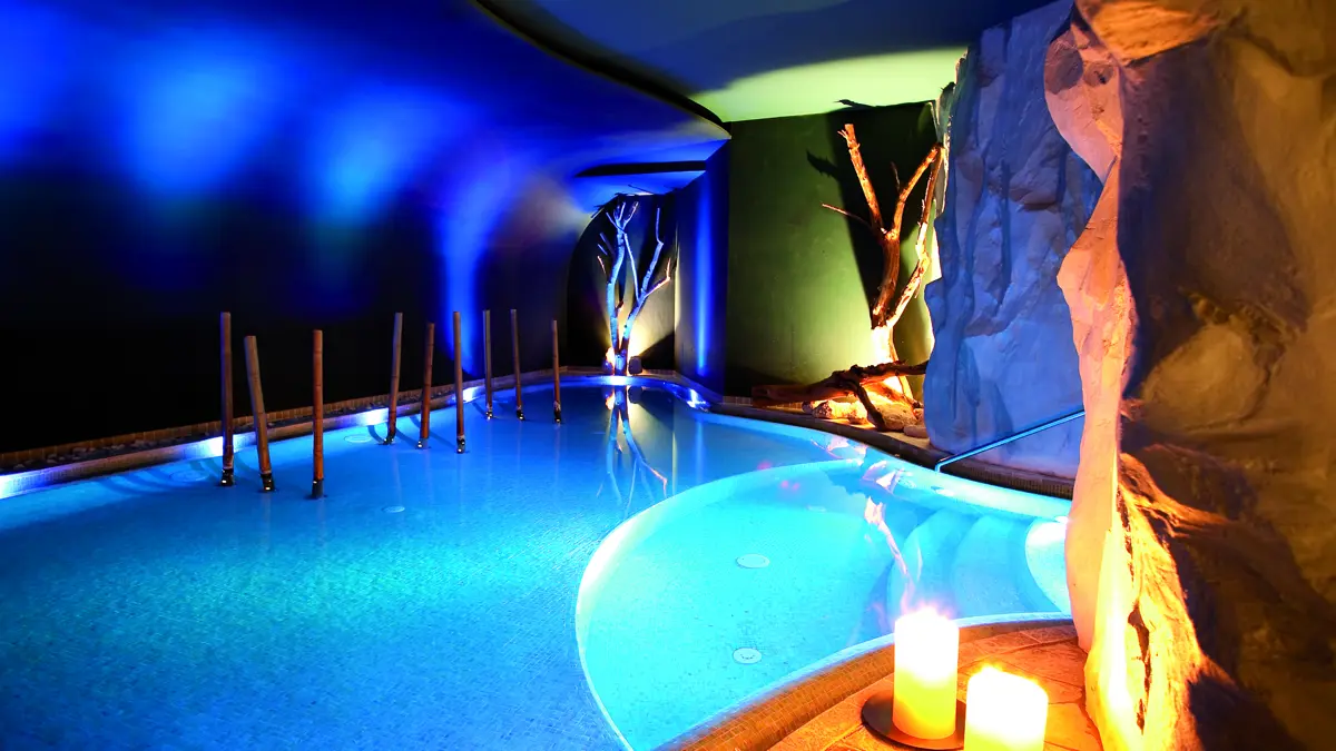 Italy, Dolomites, Ortisei, Adler Spa Resort, Grotto