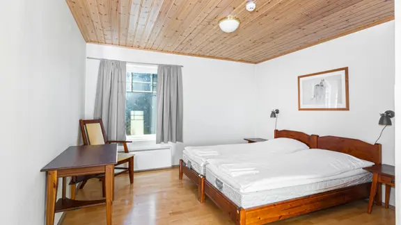Typical cabin twin bedroom