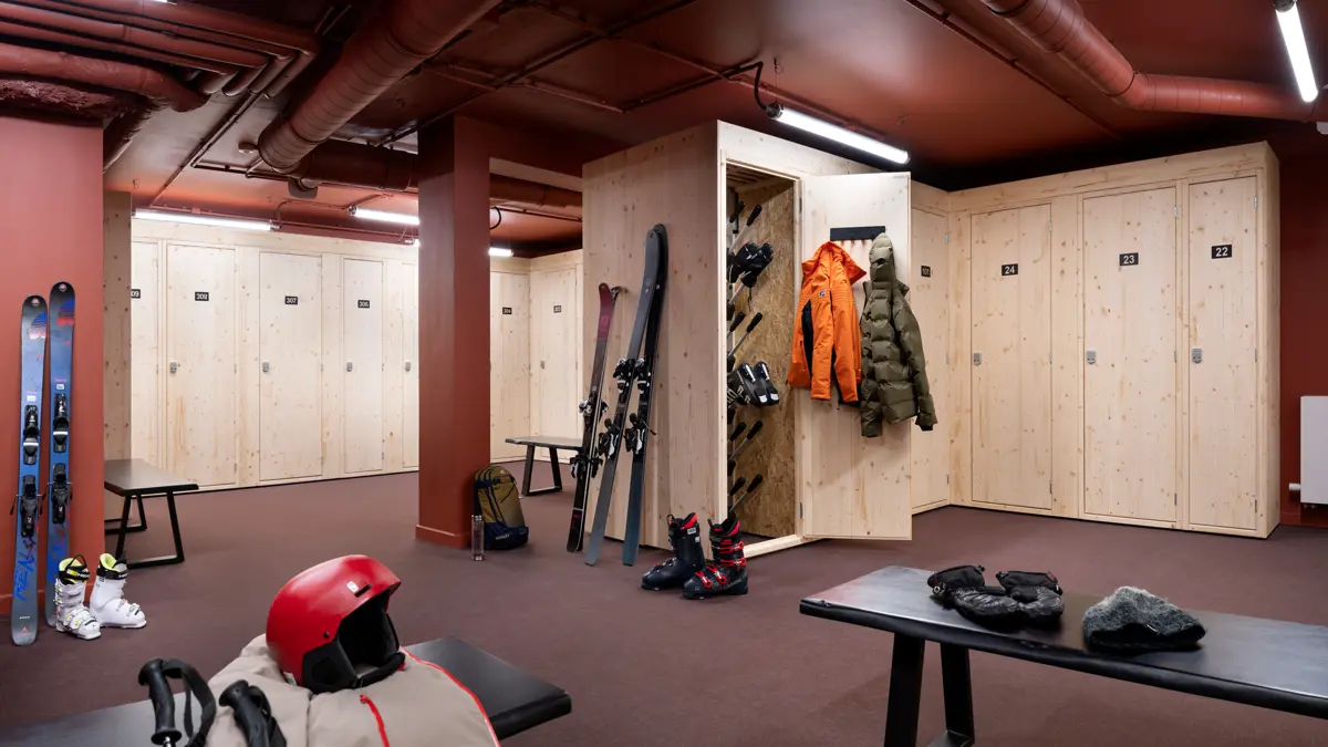 Residence YNYCIO Tignes Ski Room