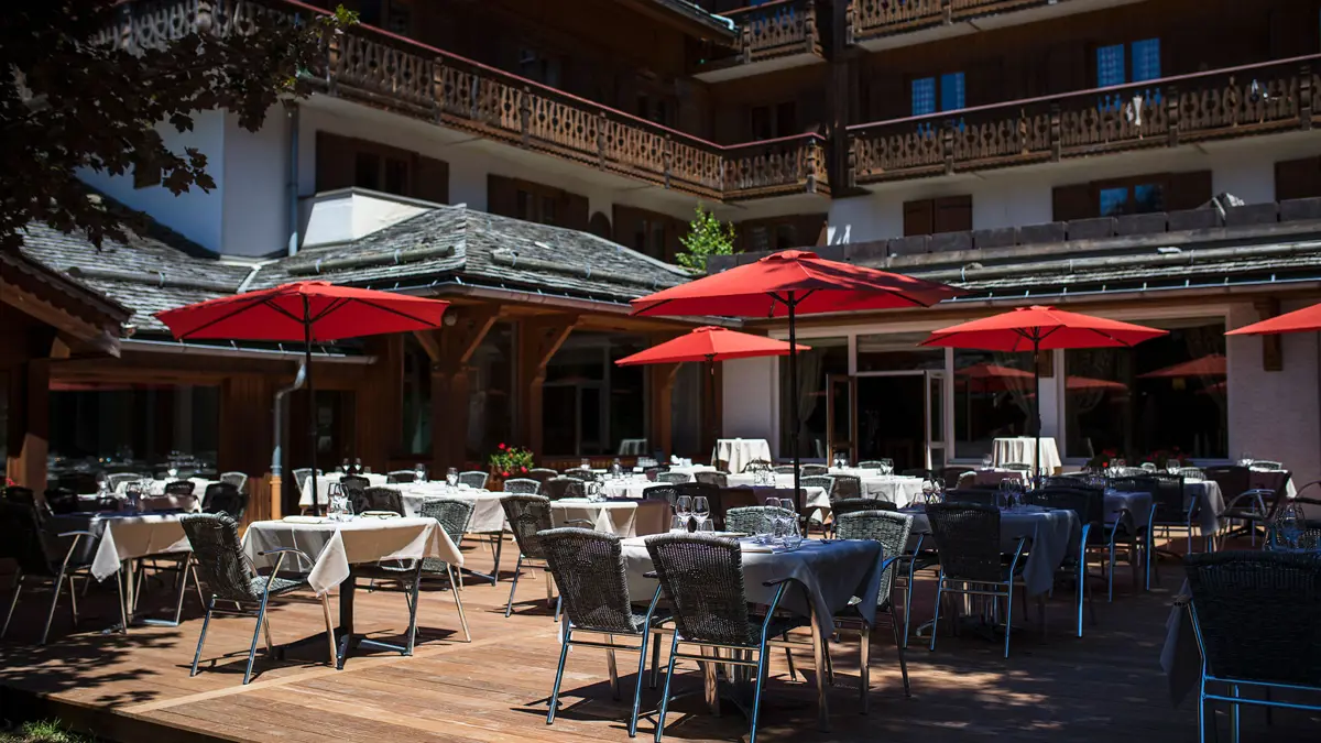 Hotel Beauregard La Clusaz Outdoor Terrace