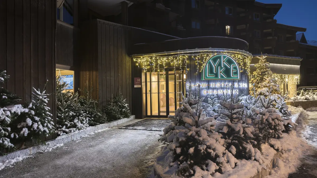Hotel Lykke Chamonix Entrance Exterior