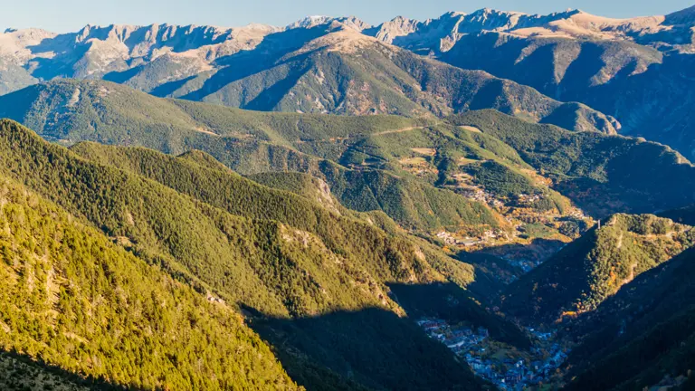 A scenic view of a landscape