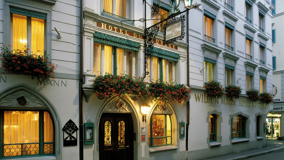 Hotel Wilden Mann Lucerne Outside