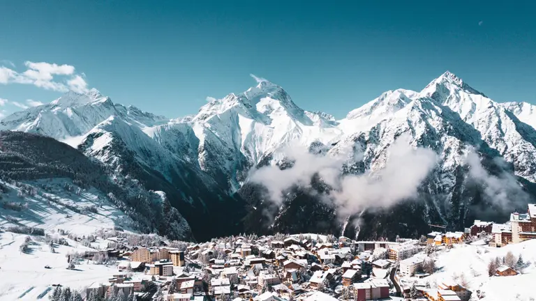 A scenic view of a landscape