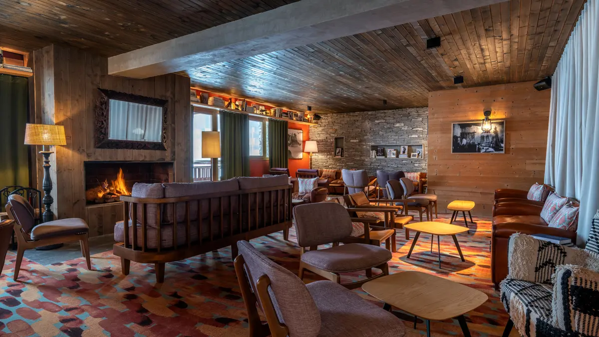 Hotel Le Kaya Les Menuires Reception Lounge