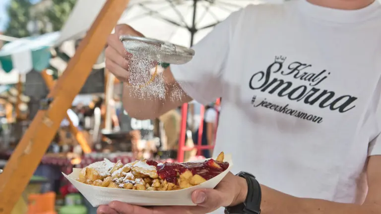 A scenic view of a landscape