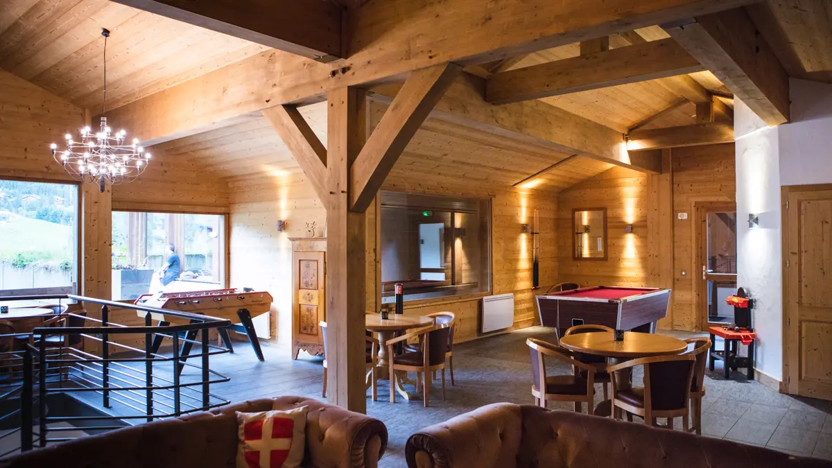 Residence Les Grandes Alpes La Clusaz Relaxation And Games Area