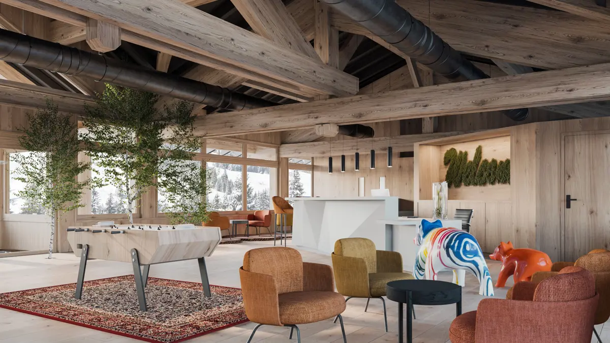 Residence Les Clarines Les Deux Alpes Lounge And Reception