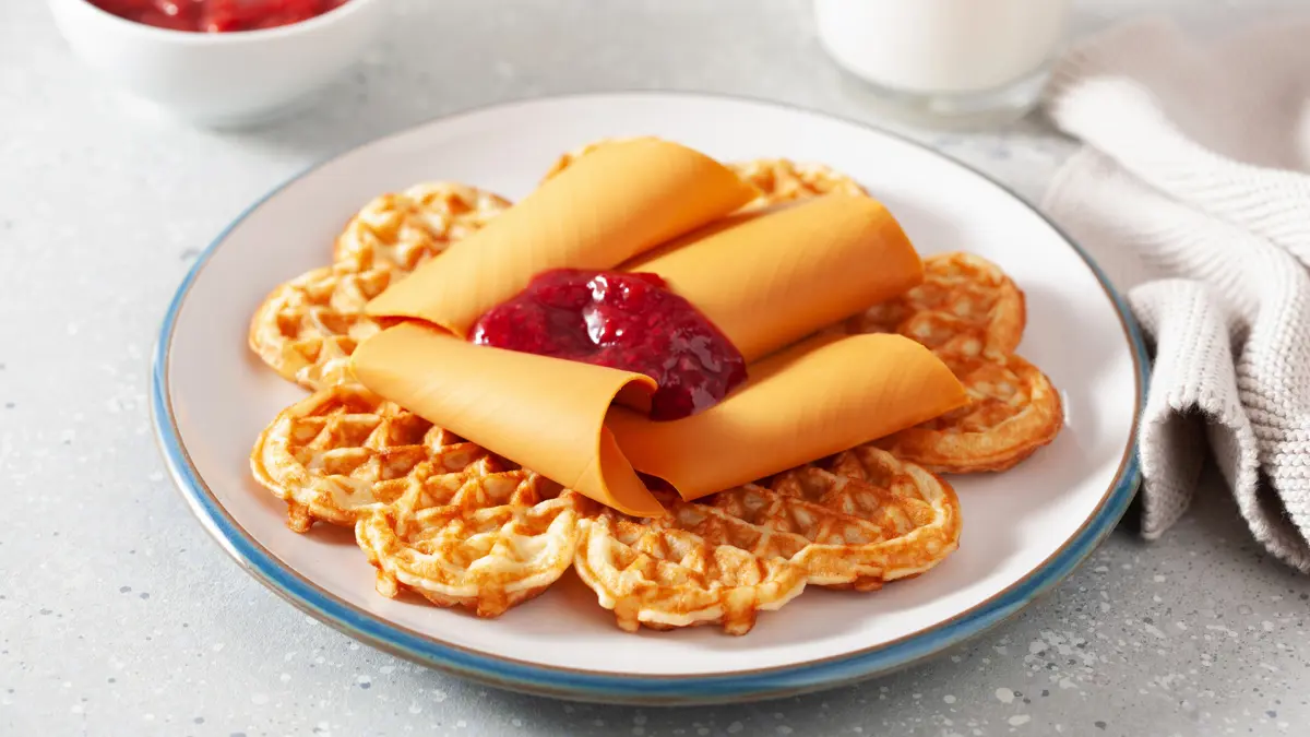 Waffles With Norwegian Brunost