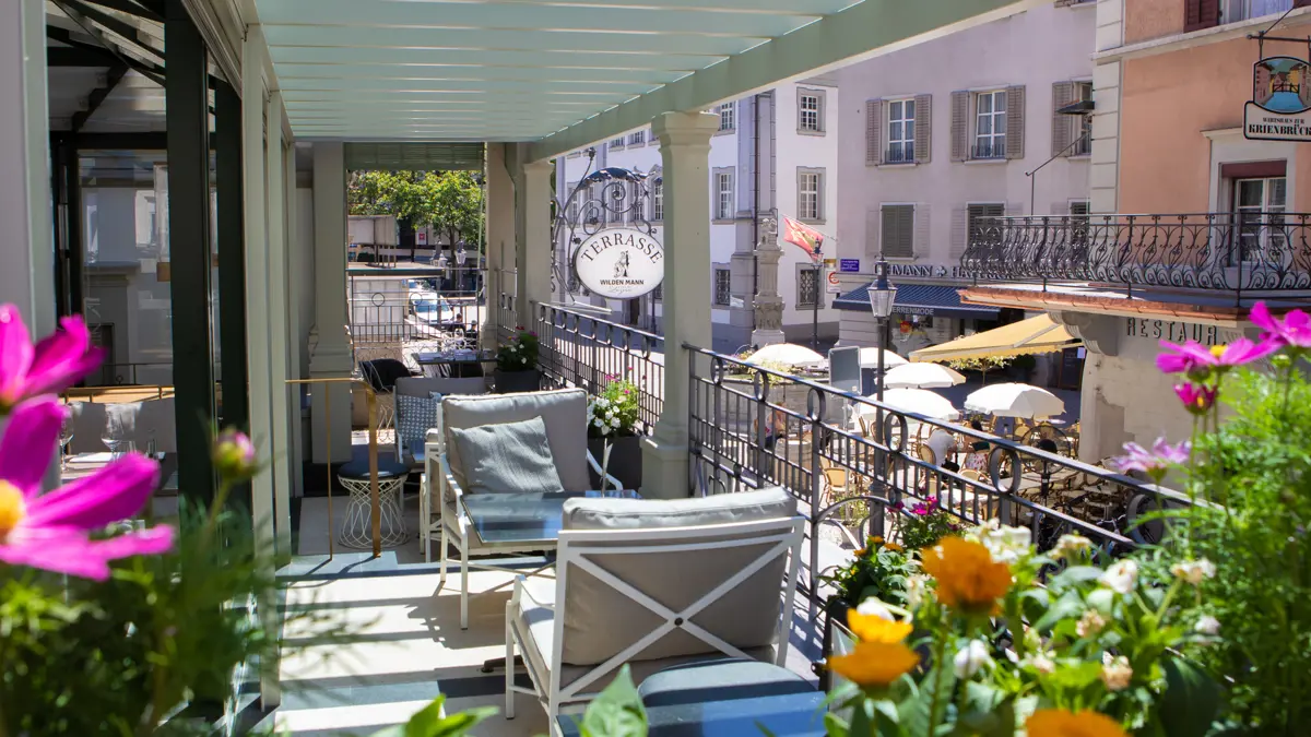 Hotel Wilden Mann Lucerne Terrace