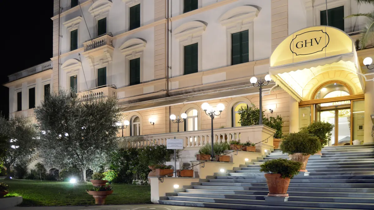 Grand Hotel Vittoria, Montecatini, Entrance