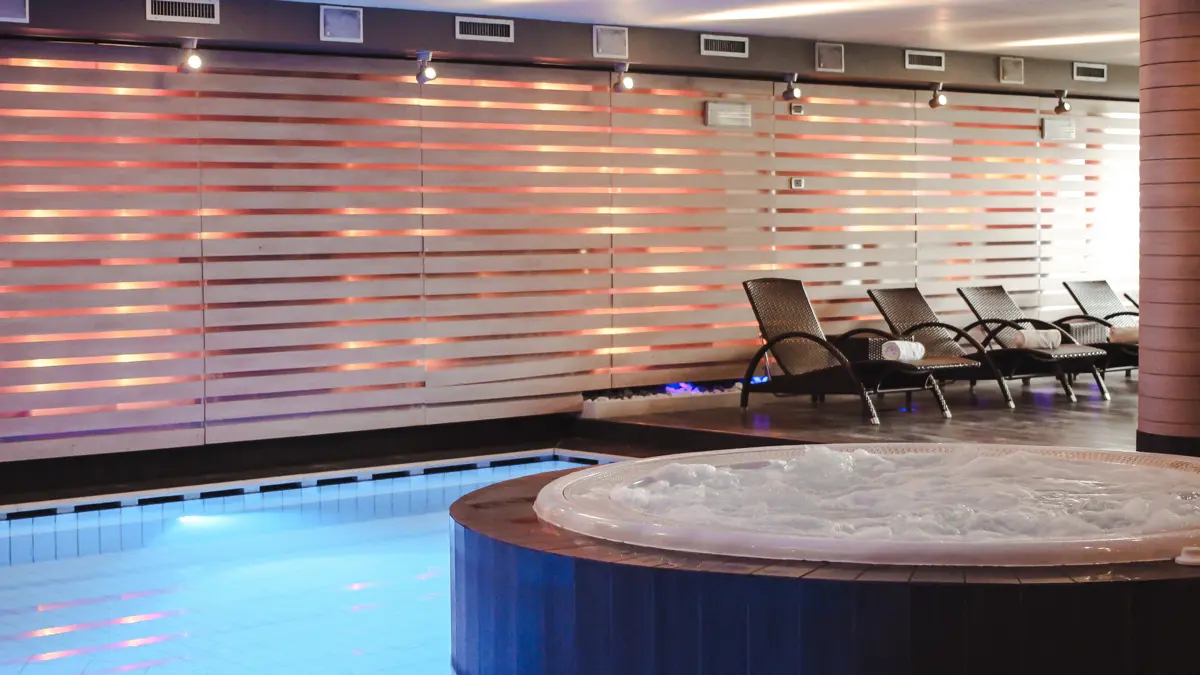 Dolomites, Madonna Di Campiglio, Hotel Cristal Palace, Swimming Pool