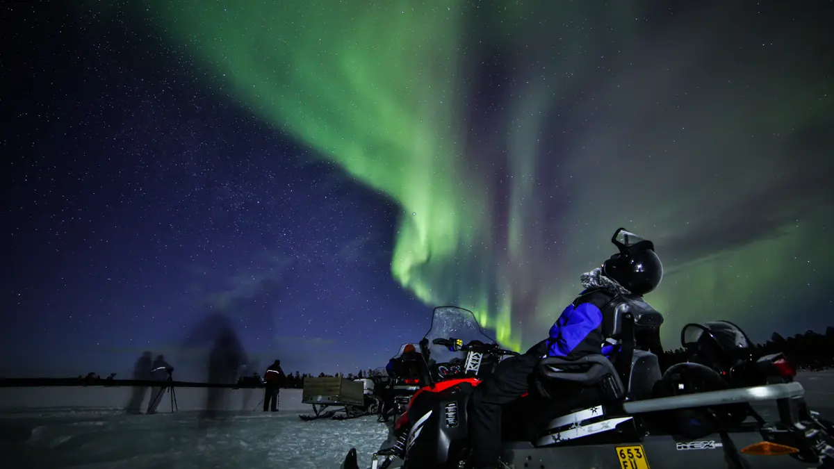Muotka Wilderness Lodge Saariselka Snowmobiles
