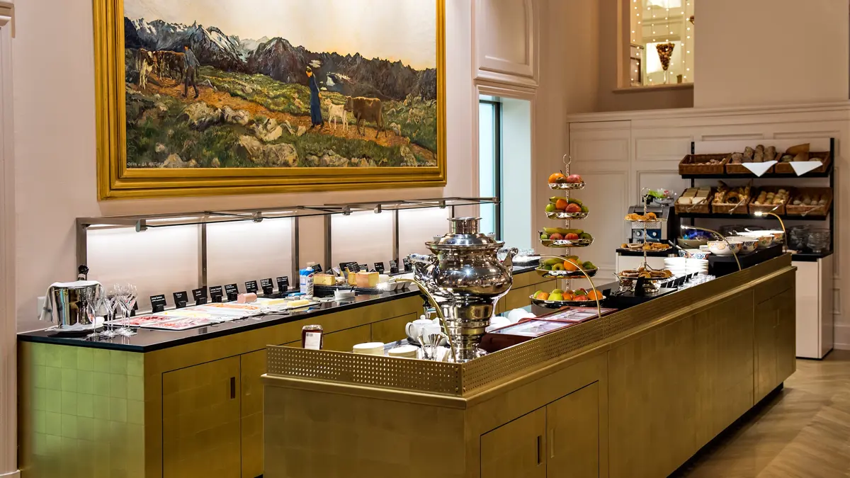 Hotel Schweizerhof St Moritz Breakfast Buffet