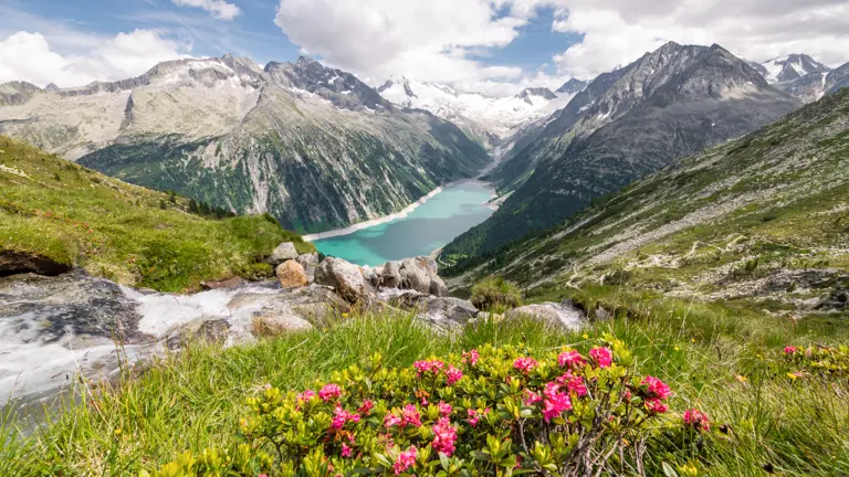 A scenic view of a landscape