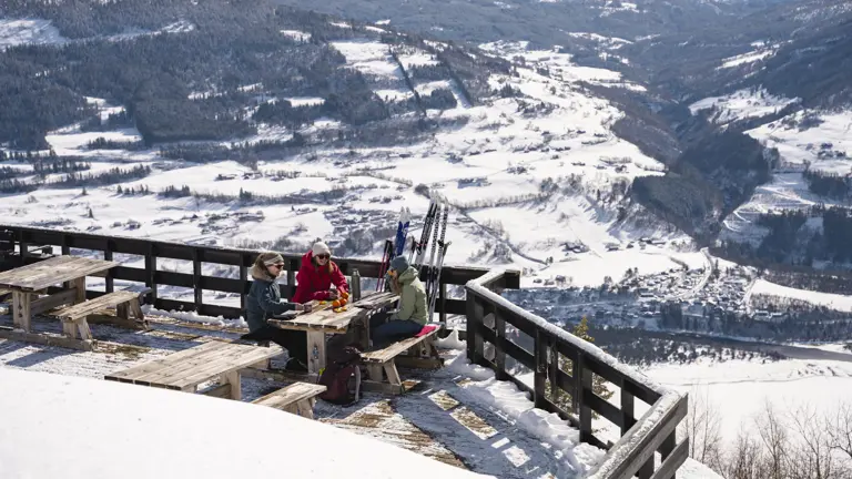 A scenic view of a landscape